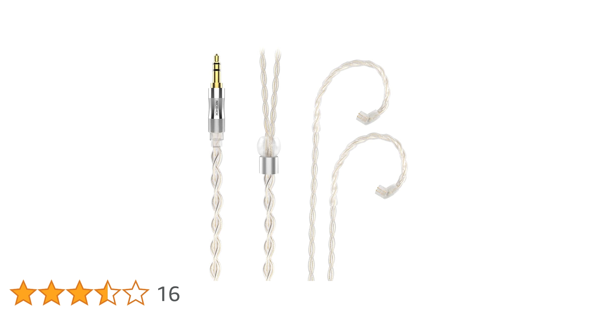 Amazon | イヤホンリケーブル 銀メッキ単結晶銅OCC 5N純度99.999